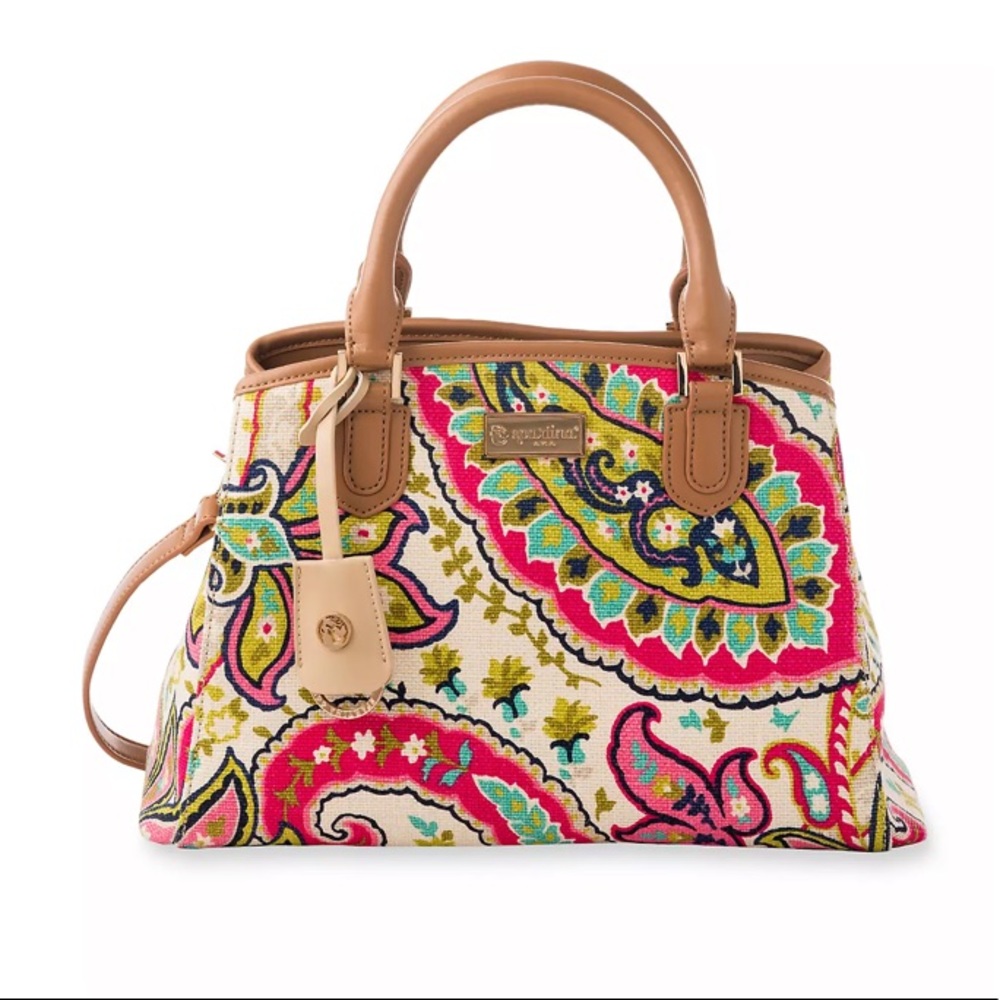 Spartina NEW!!!!! Salt Meadow Grace Satchel - Picture 4 of 11